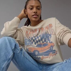 American Eagle AE Oversized Ford Mustang Sweatshirt